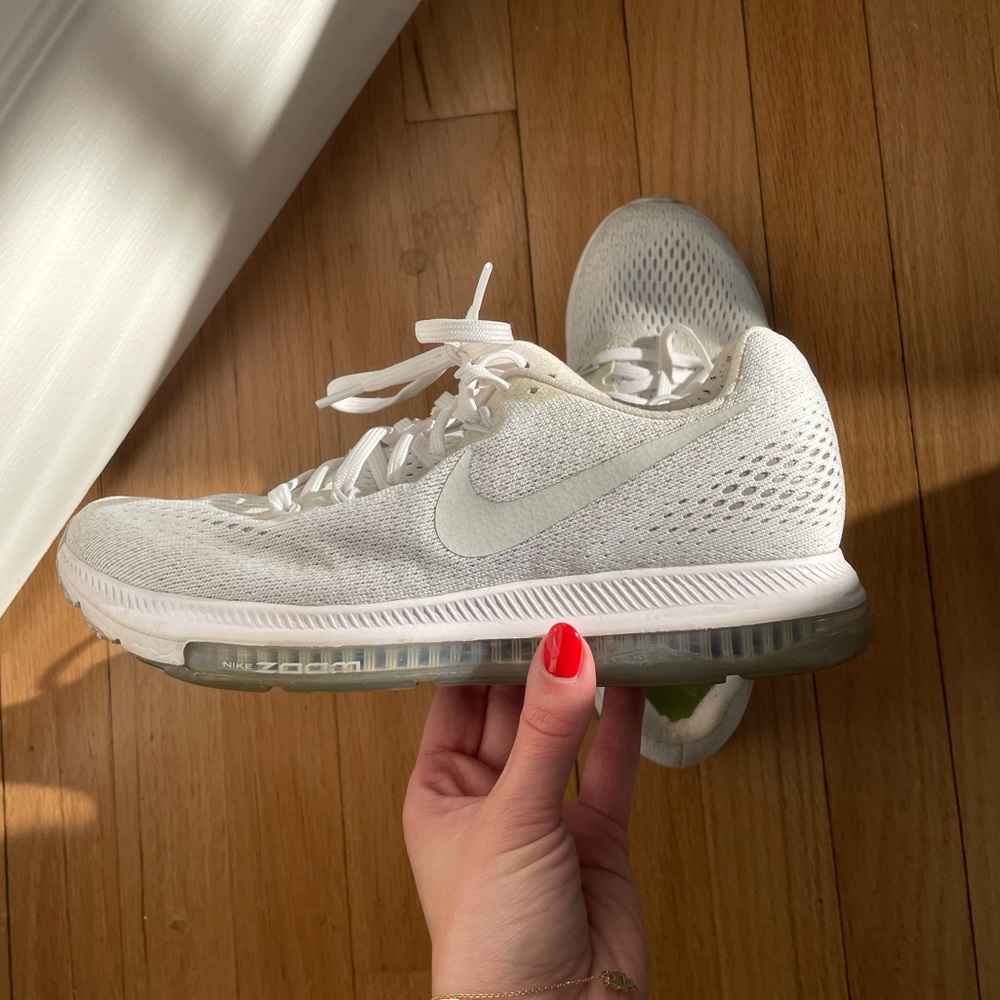 White Nike sneakers